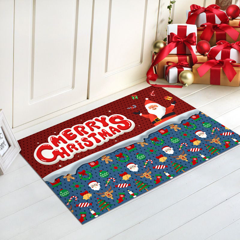 Festive Holiday Entrance Mat Kalsten
