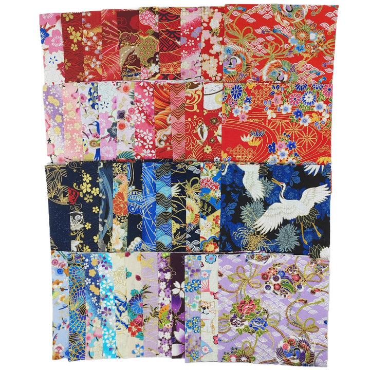 Assorted Quilting Cotton Squares Bundle For Patchwork And Craft