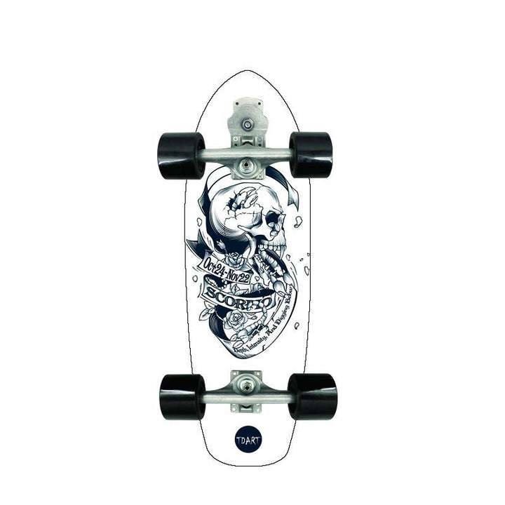 Retro-Inspired Mini Cruiser Skateboard Kalsten