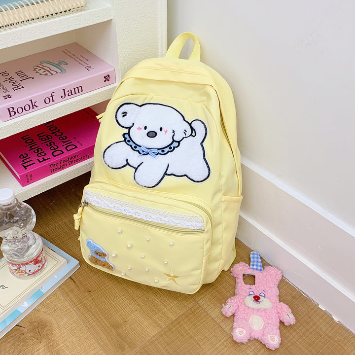 Cute Cartoon Character Print Backpack Kalsten