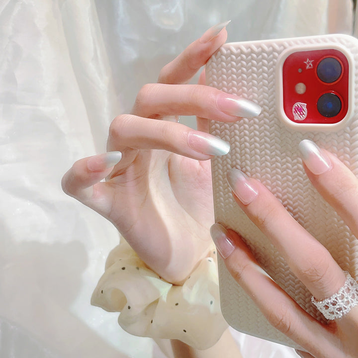 Iridescent Press-On Nail Set