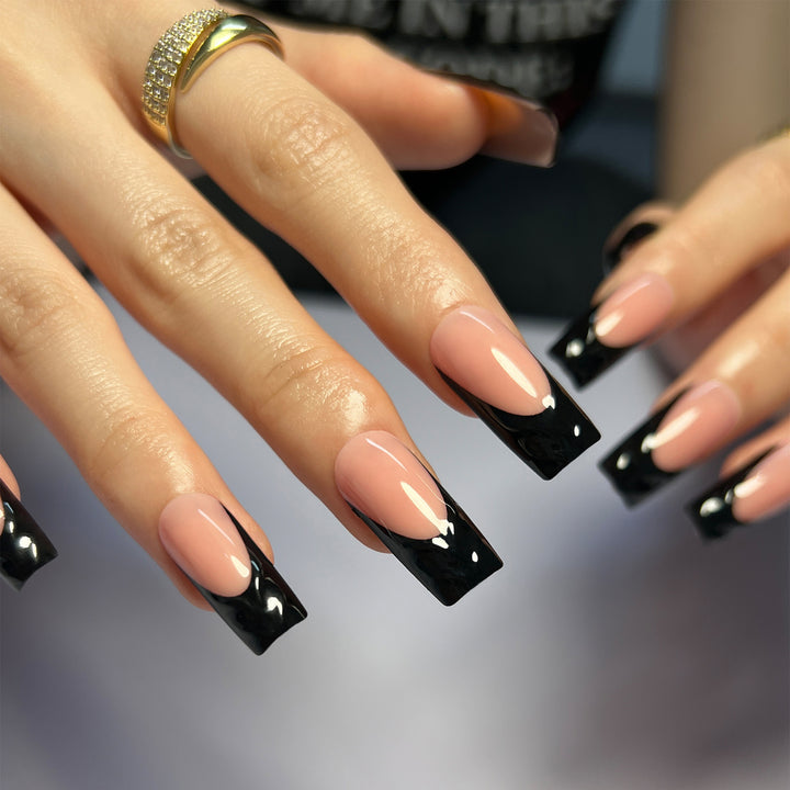 Artistic gel nails with modern color gradients and elegant tips Kalsten