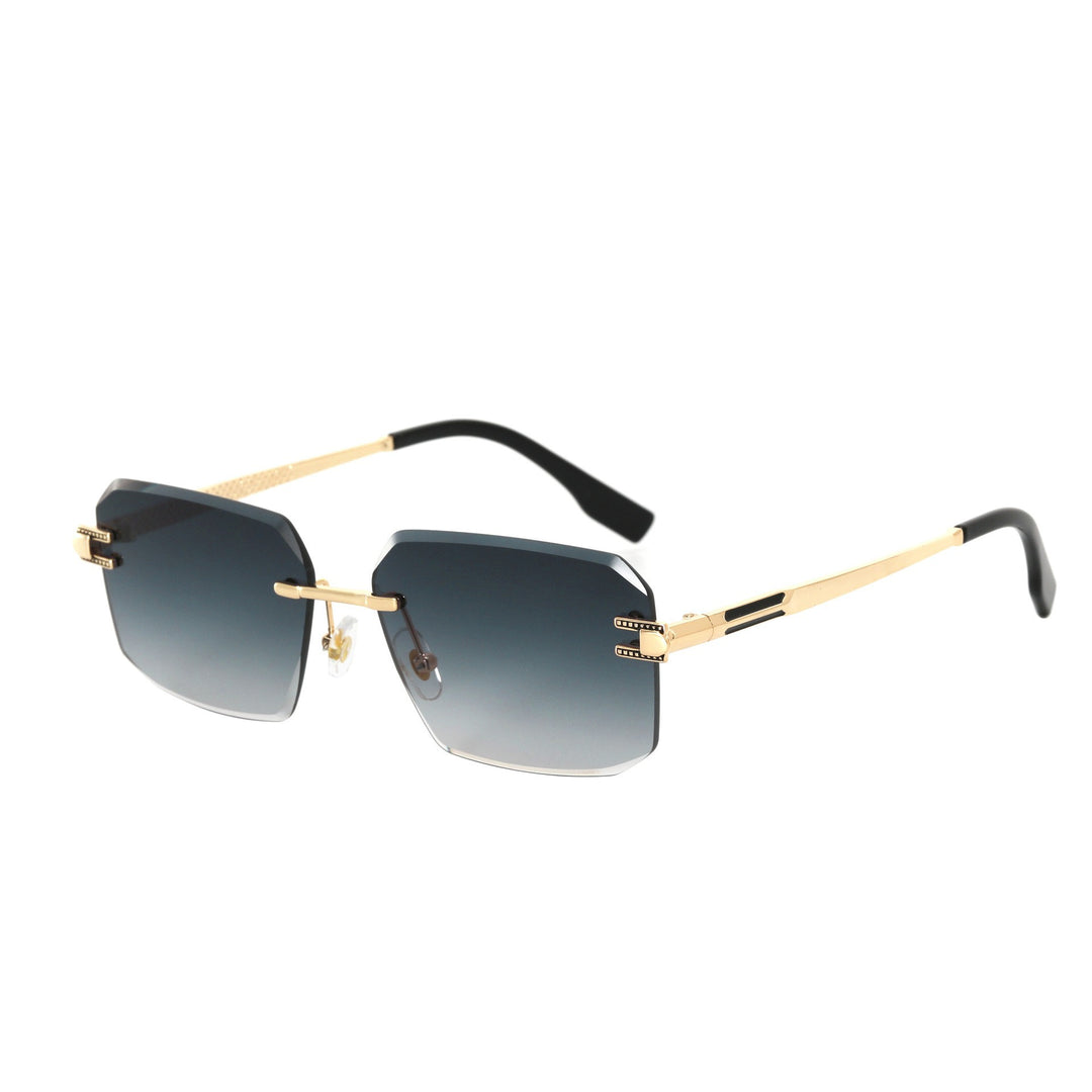 Women's Geometric Designer Sunglasses with Luxurious Metal Frame and High-Quality UV Protection Lenses Kalsten