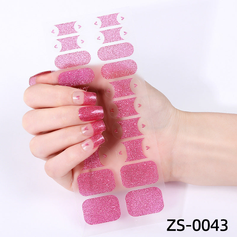 Sparkly Glitter Nail Wraps