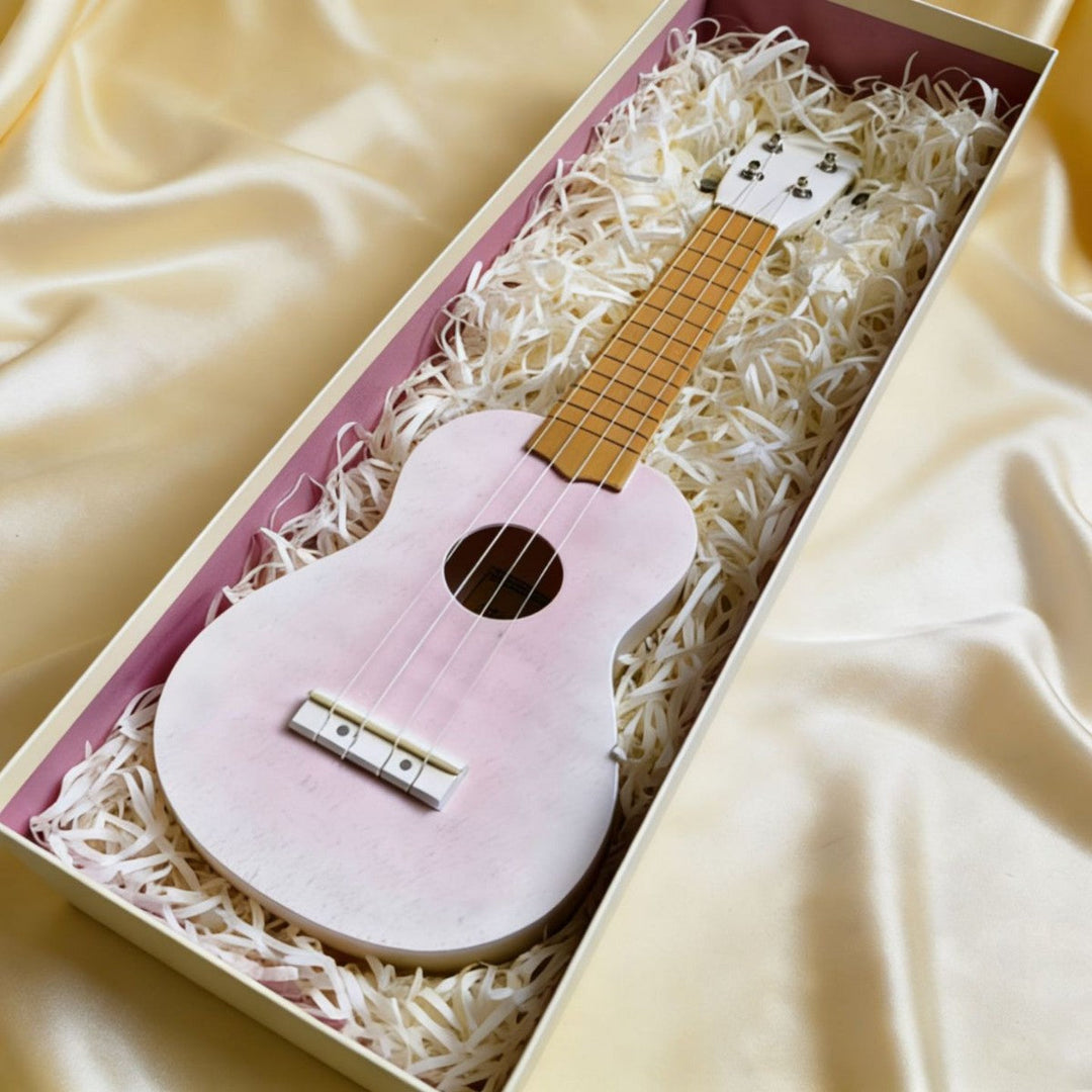 Floral-Themed Decorative Ukulele Kalsten
