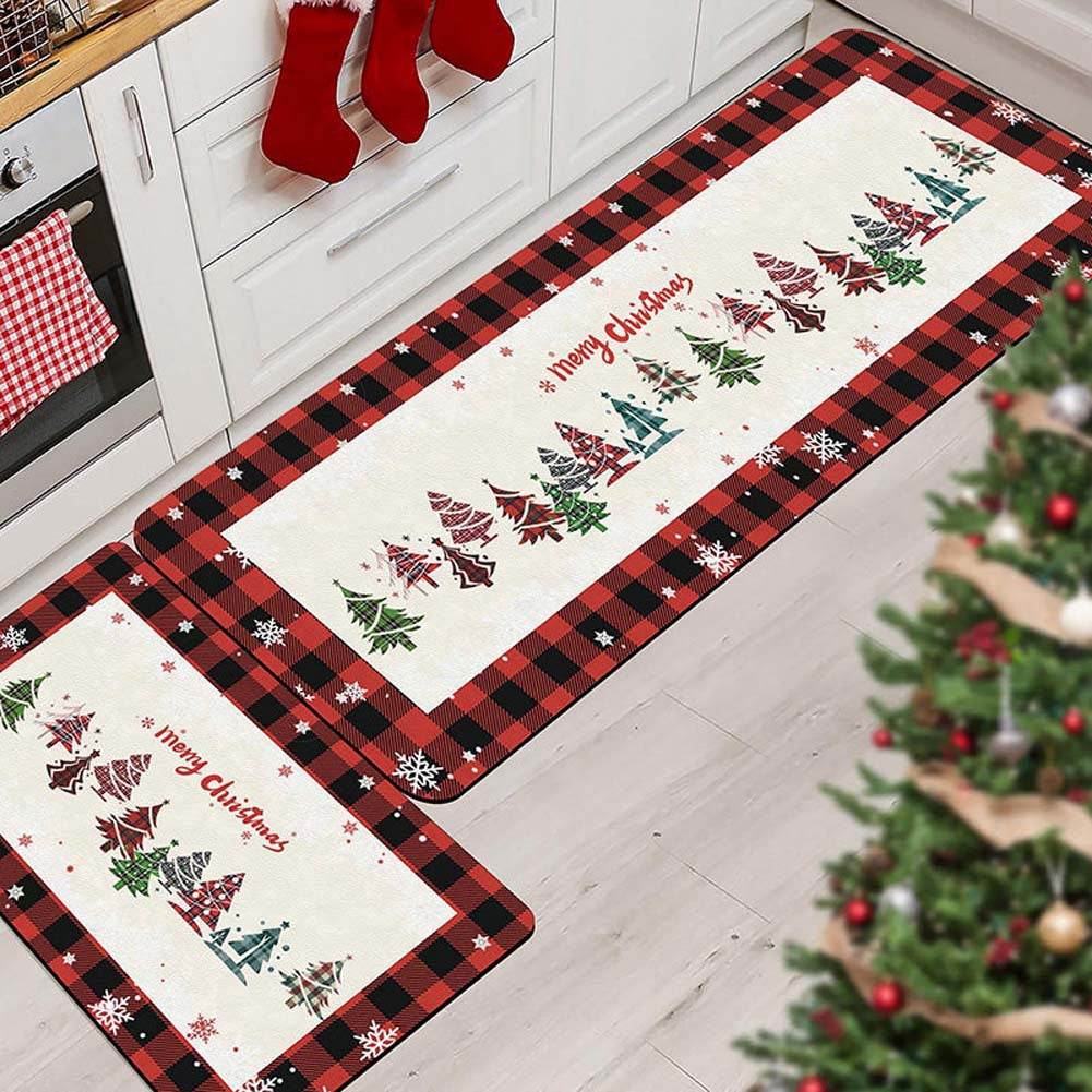Christmas-Themed Kitchen Mat Set Kalsten