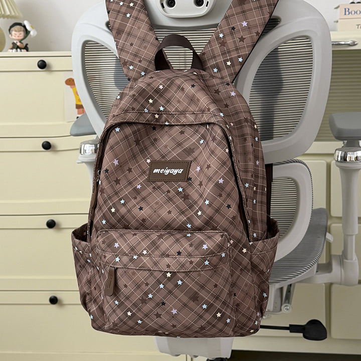Stylish Lightweight Backpack with Cute Teddy Bear Keychain Kalsten