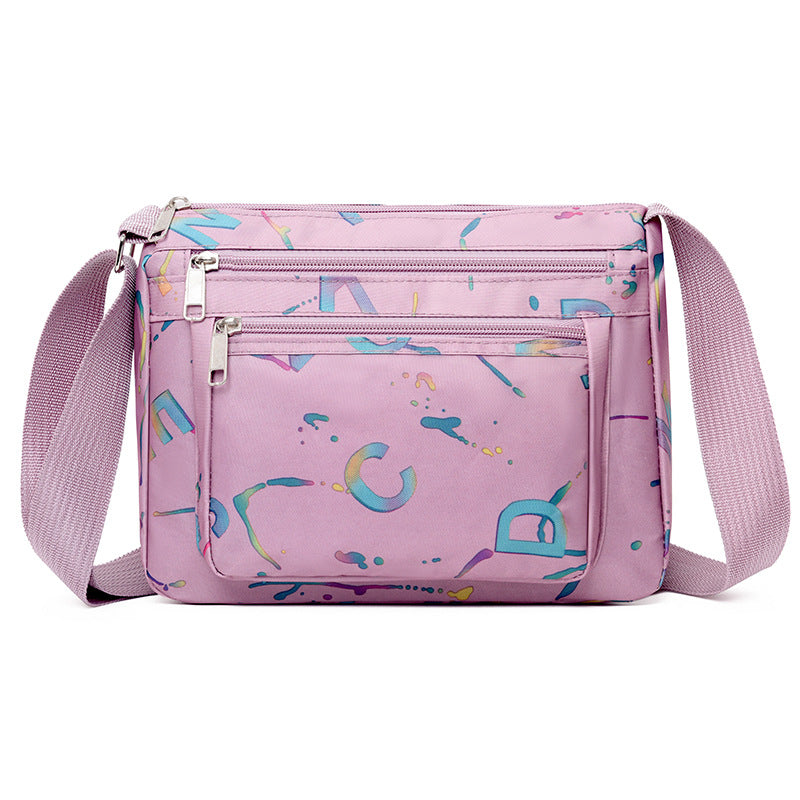WoStylish Multi-Zipper Crossbody Bag
