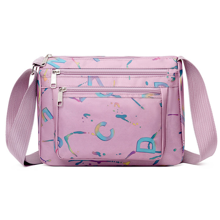 WoStylish Multi-Zipper Crossbody Bag
