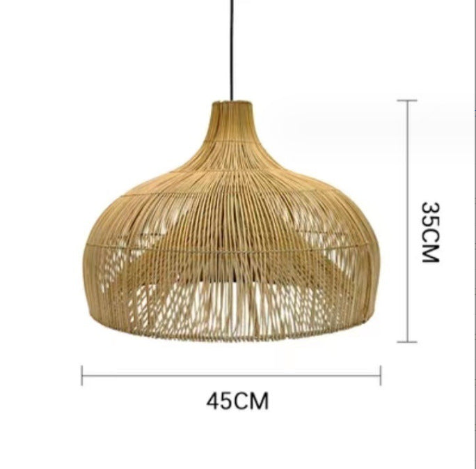 Handmade Woven Rattan Pendant Light