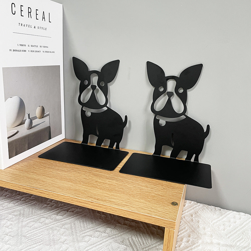 Decorative Dog-Themed Bookends
