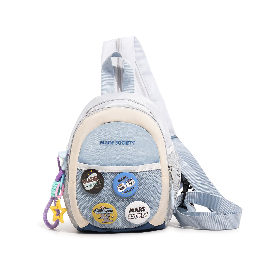 Trendy Lightweight Backpack with Fun Patches Kalsten