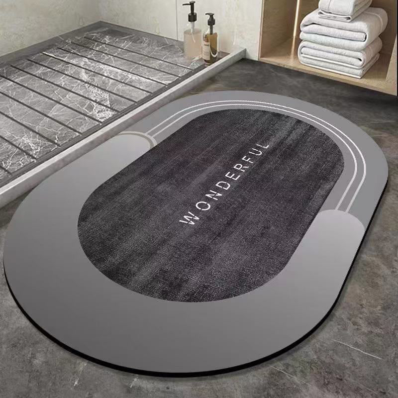 Modern Abstract Bath Mat