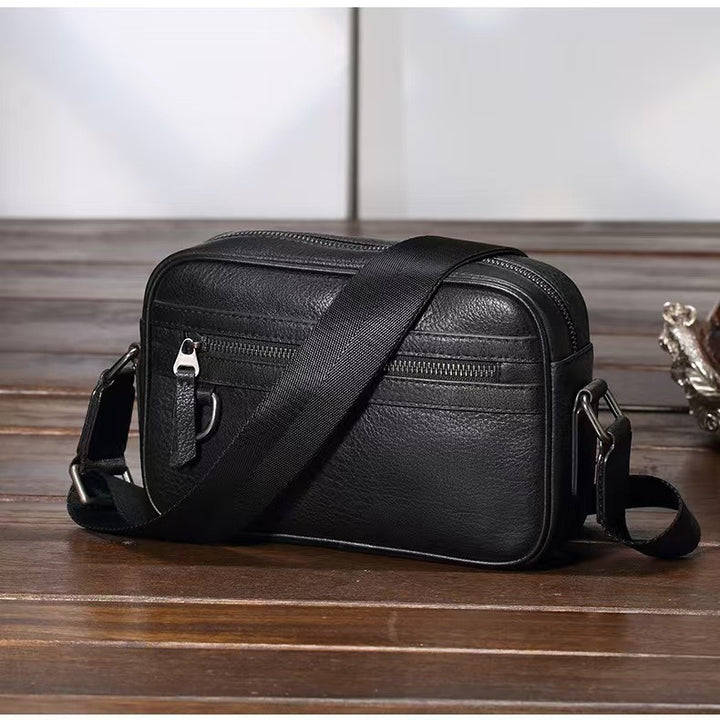 Stylish Leather Crossbody Organizer Bag