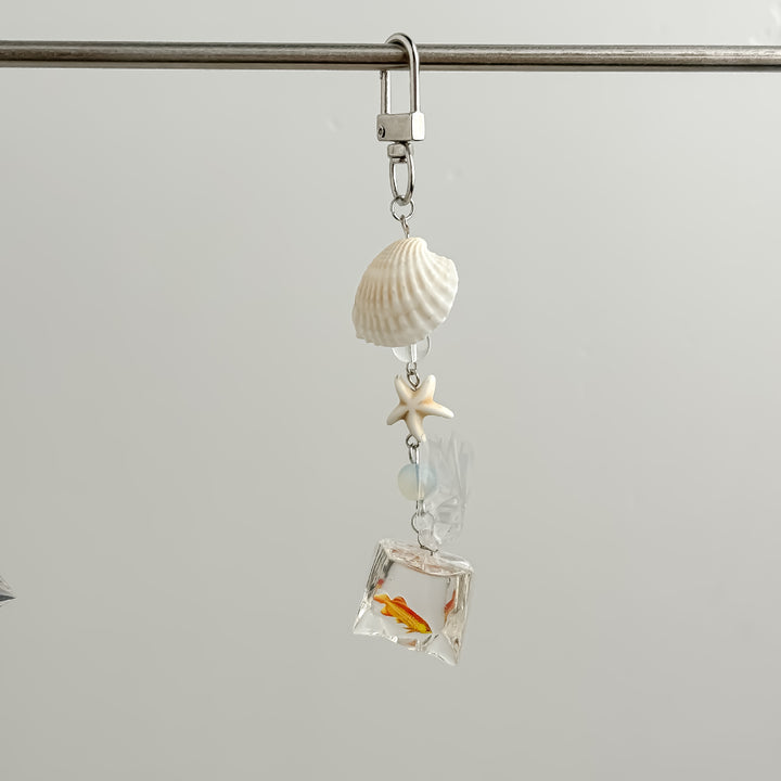 Decorative Sea-Inspired Charm Keychain Kalsten