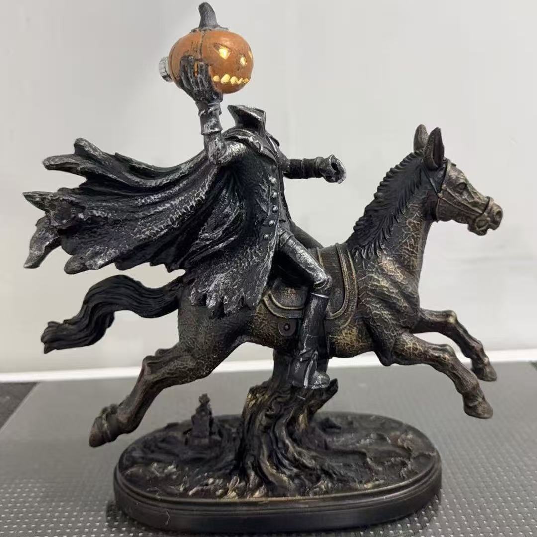 Halloween-Themed Horseman Figurine Kalsten