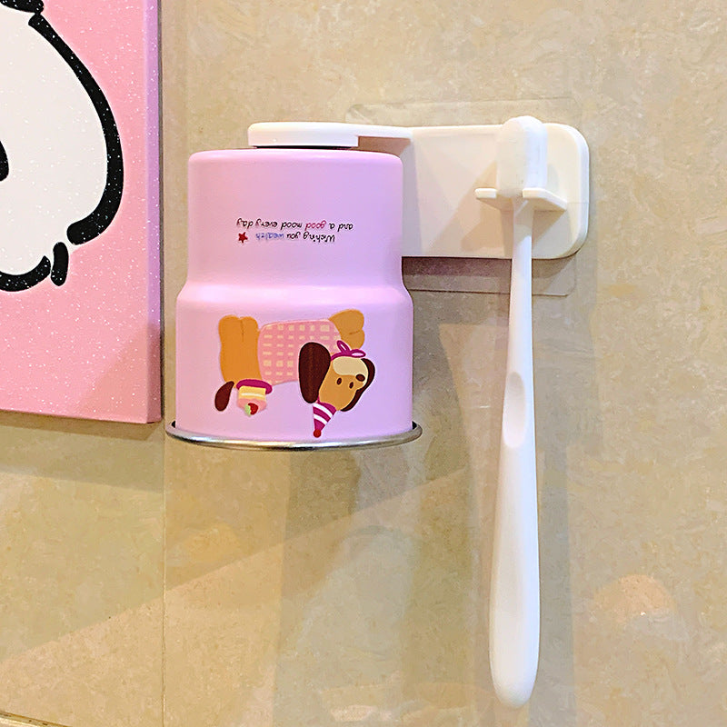 Wall-mounted toothbrush holder with playful animal design Kalsten
