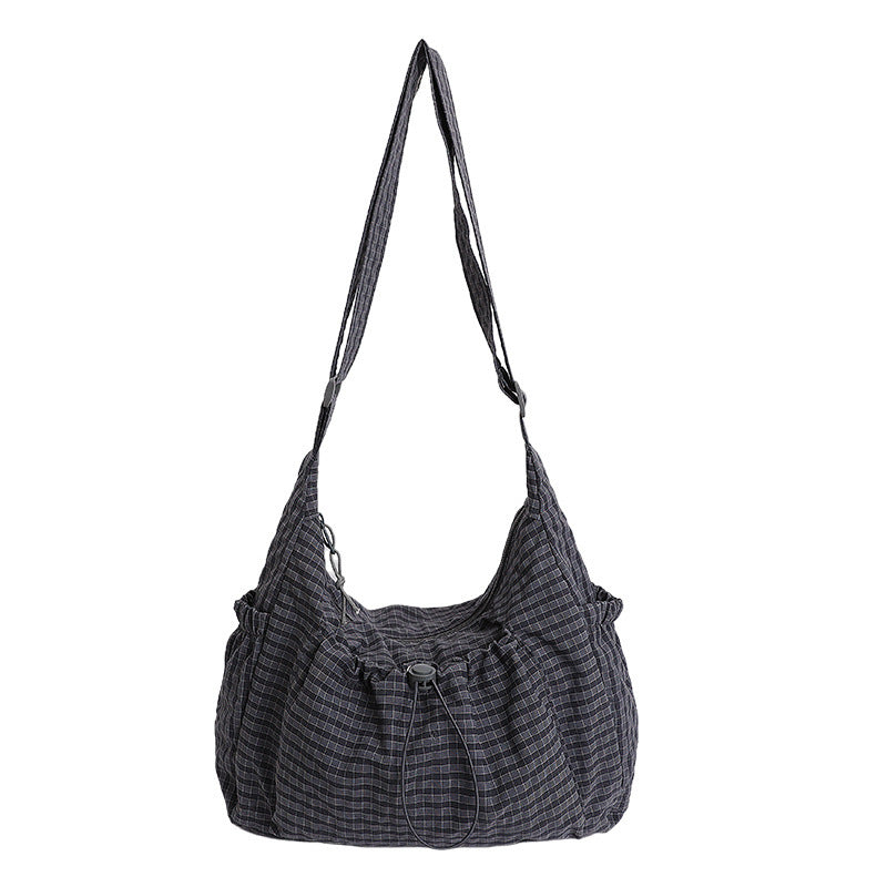 Casual Gingham Tote Bag