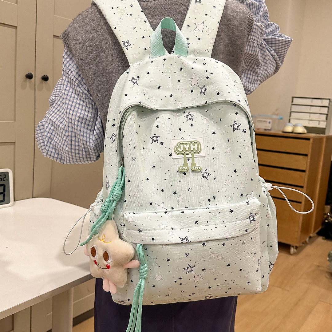 Stylish Star-Printed Backpack Kalsten 1791205440