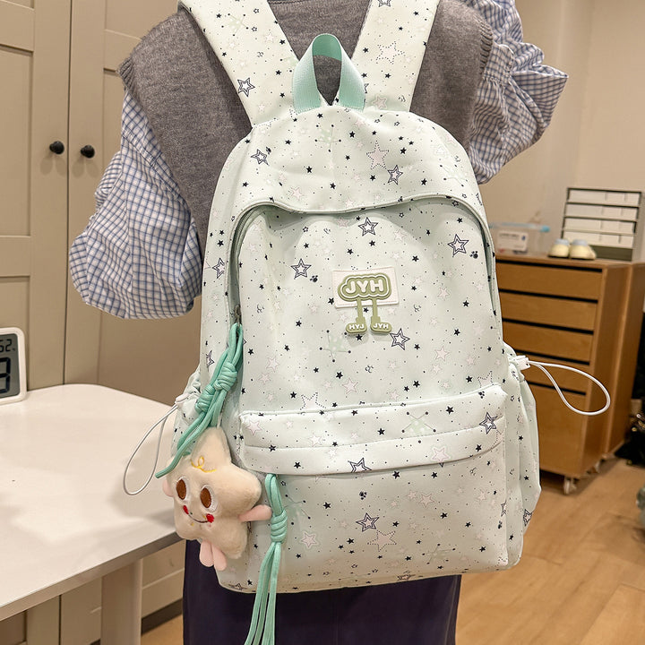 Stylish Star-Printed Backpack Kalsten 1791205440
