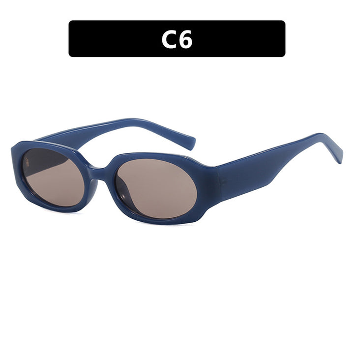 Women extravagant sunglasses in stylish retro design Kalsten