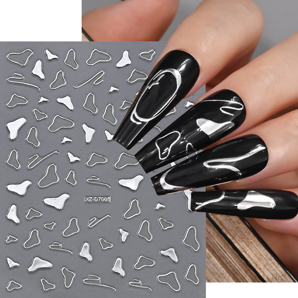 Floral Decorative Nail Art Stickers