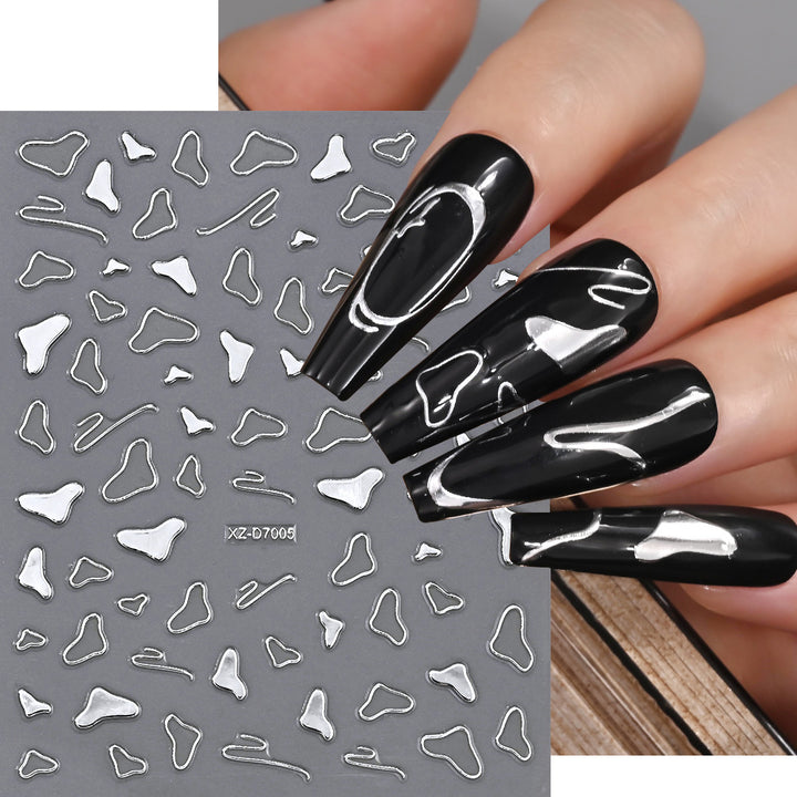 Floral Decorative Nail Art Stickers