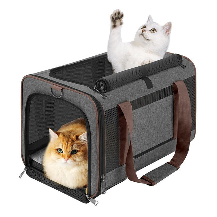 Portable Pet Travel Bag with Breathable Mesh Kalsten