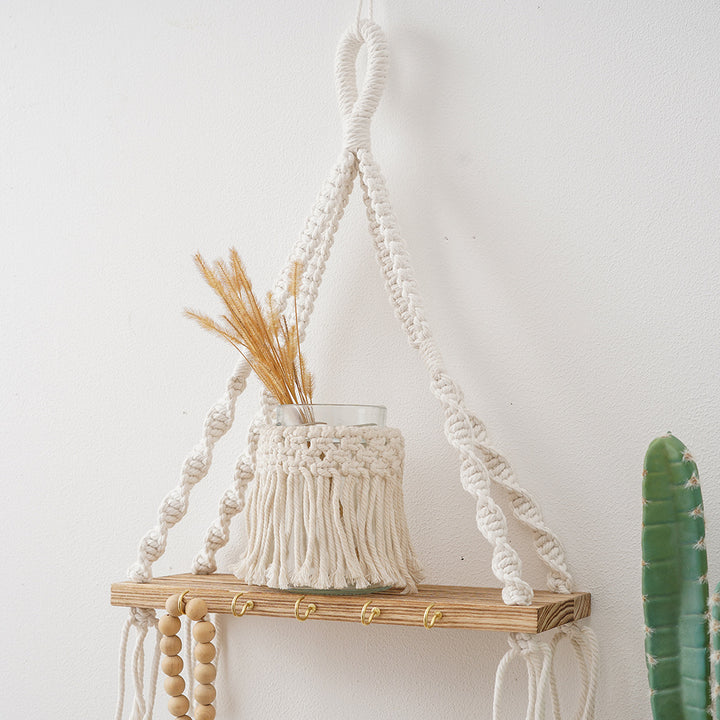 Macrame Hanging Shelf Kalsten