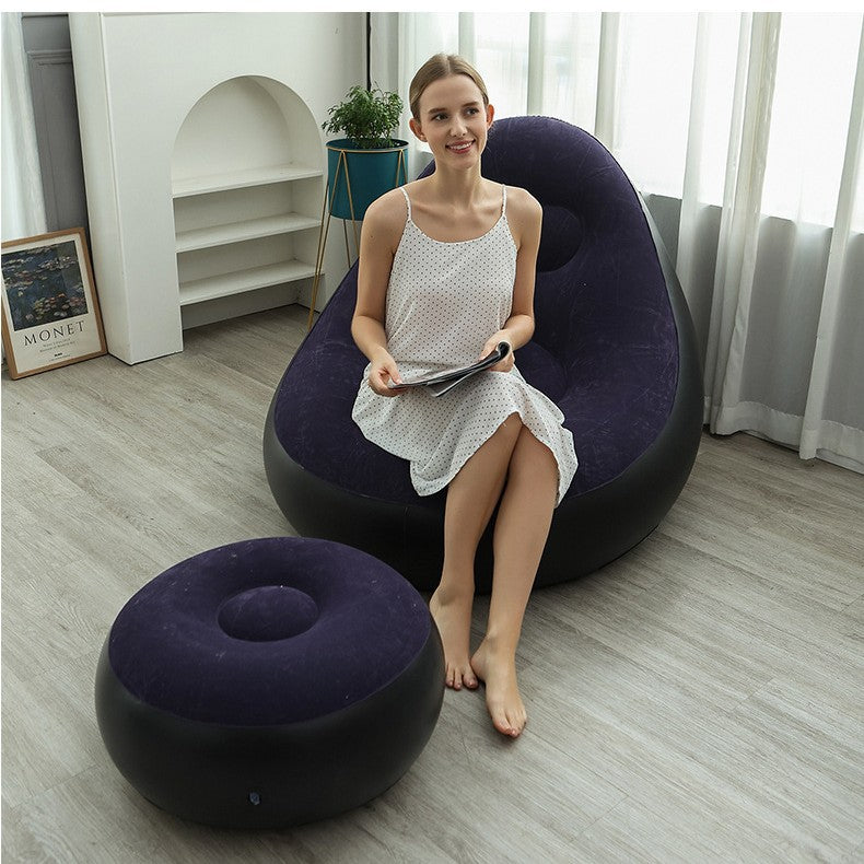 Women Inflatable Comfort Sofa with Ergonomic Backrest Kalsten
