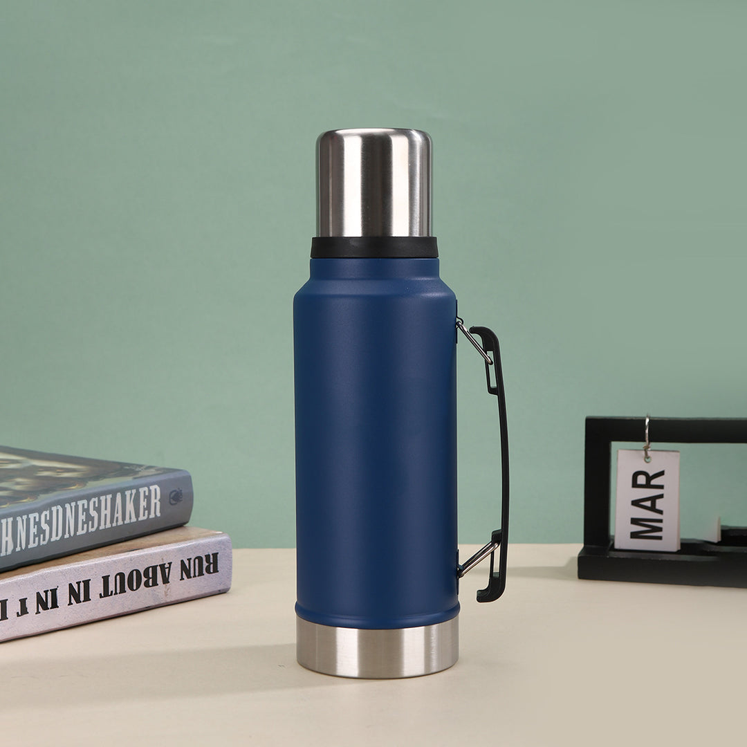 Unisex Insulated Stainless Steel Water Bottle with Carrying Handle Kalsten