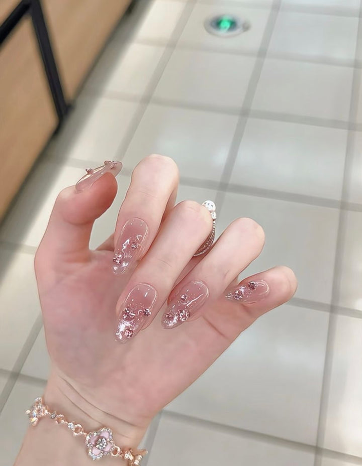 Floral Design Nail Art Extensions