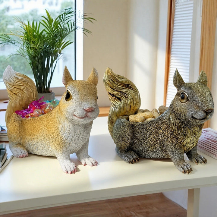 Squirrel-shaped planter Kalsten