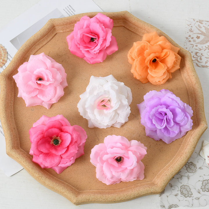 Elegant Fabric Flower Hair Clips