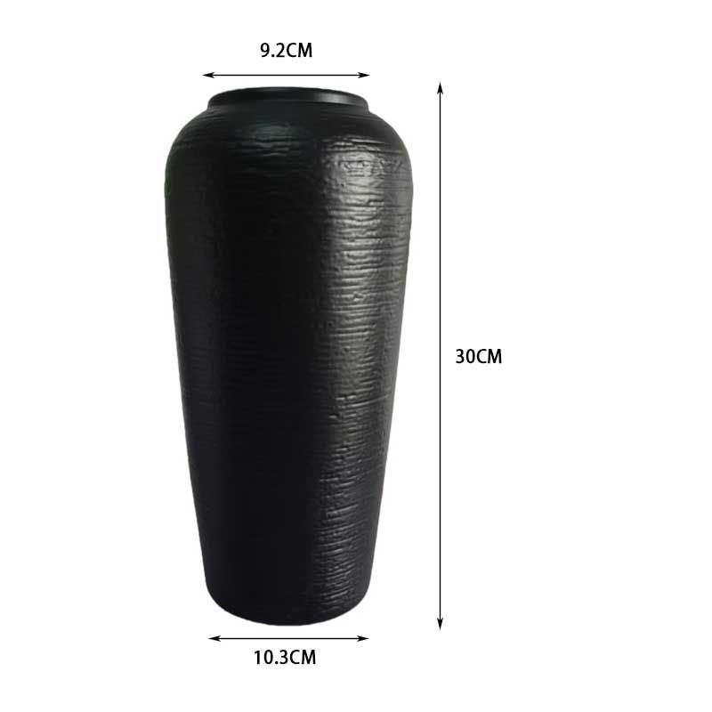 Elegant Textured Ceramic Vase Kalsten