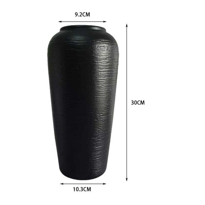 Elegant Textured Ceramic Vase Kalsten