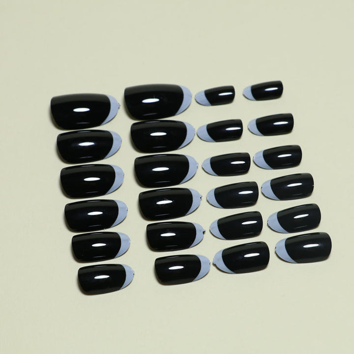 Elegant French Tip Press-On Nail Set Kalsten