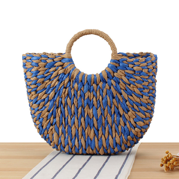 Wicker bag in modern design with artistic weaving Kalsten
