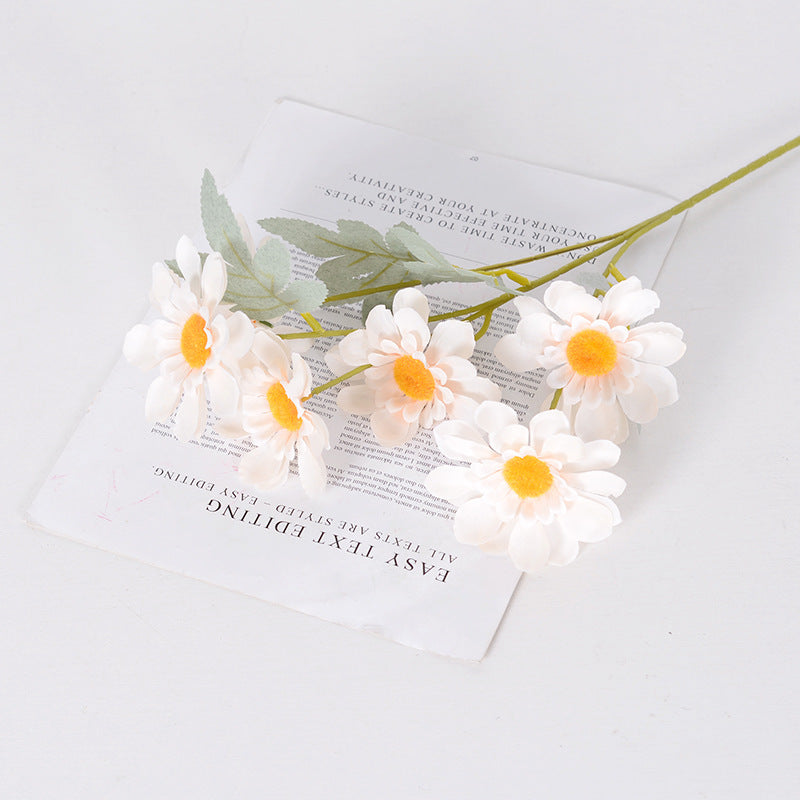 Realistic Artificial Daisy Floral Stem