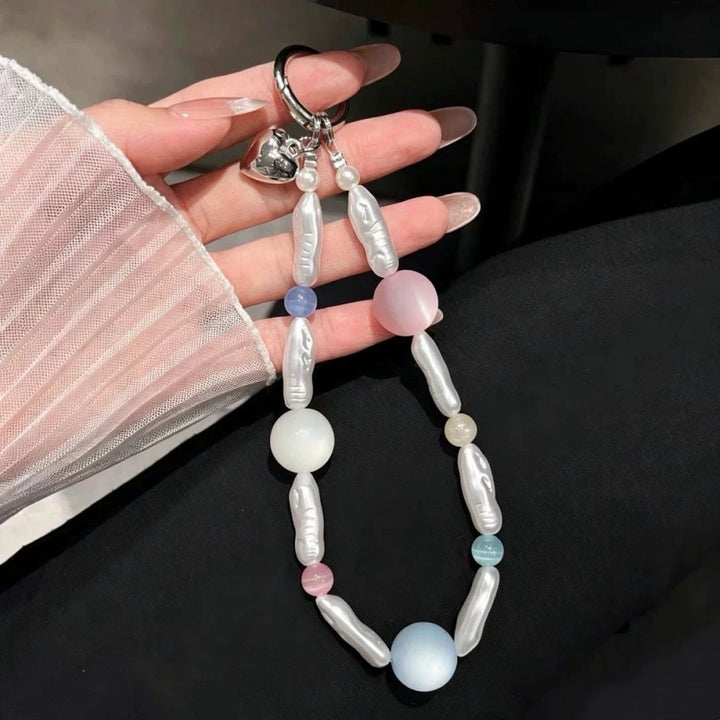 Elegant Beaded Charm Keychain Kalsten 1790134705