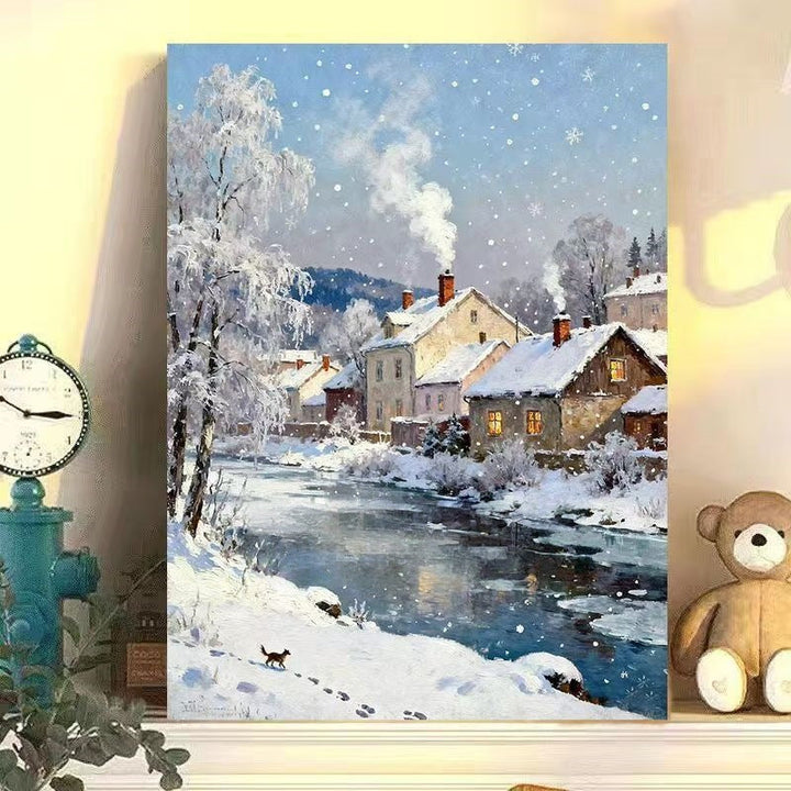 Winter Wonderland Landscape Canvas Art Kalsten