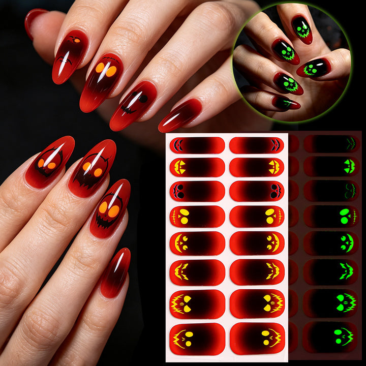 Halloween-Themed Nail Wraps