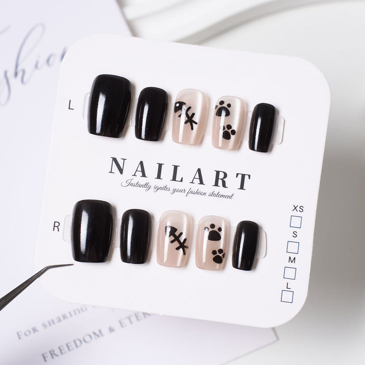 Stylish Press-On Nail Set