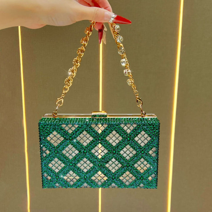 Elegant Chain-Handled Evening Clutch