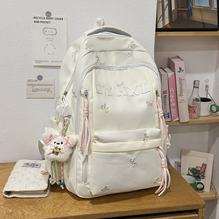 Decorative Embroidered Backpack Kalsten
