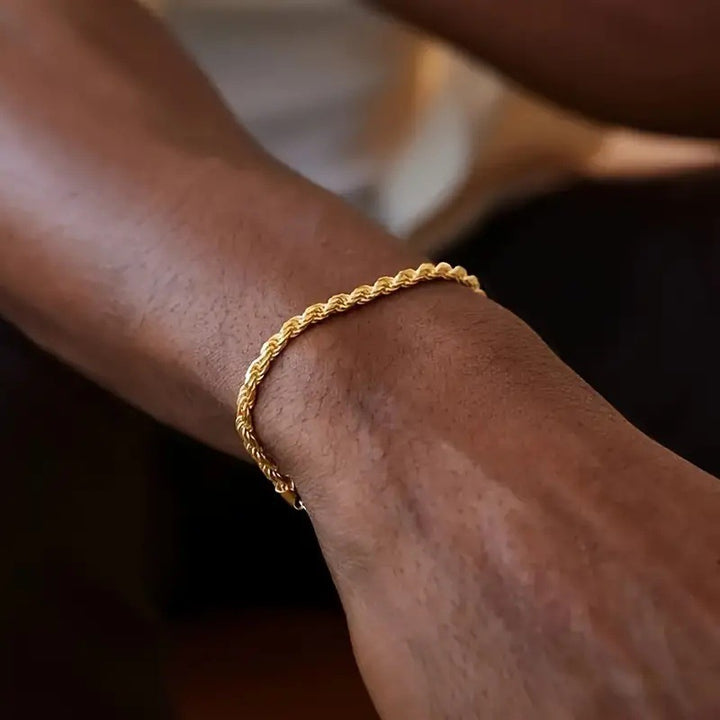 Layered Gold Chain Bracelet Set Kalsten
