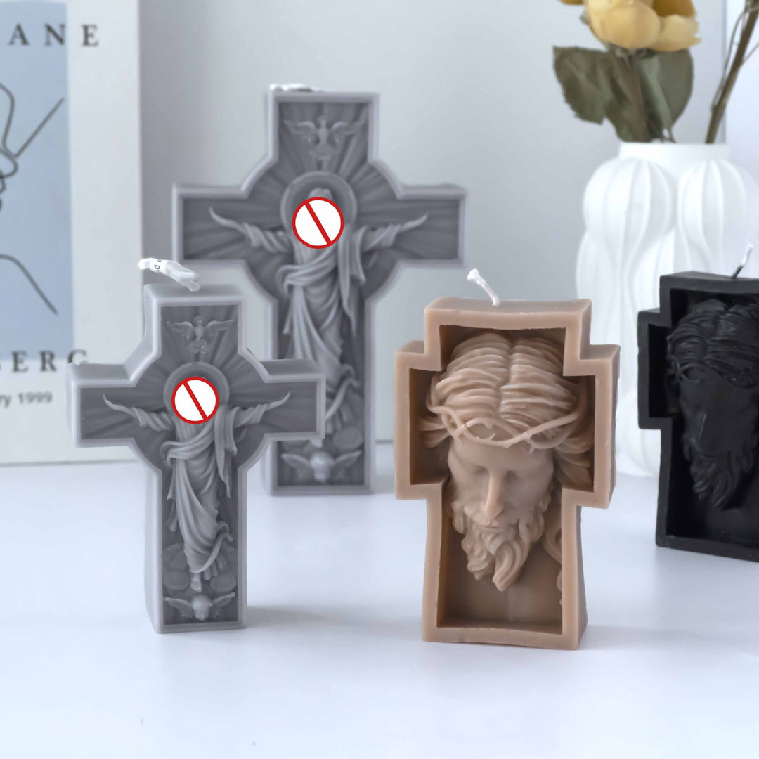 Artistic Cross Candle