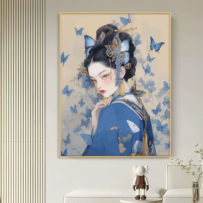 Elegant Butterfly-Themed Canvas Art Print Kalsten