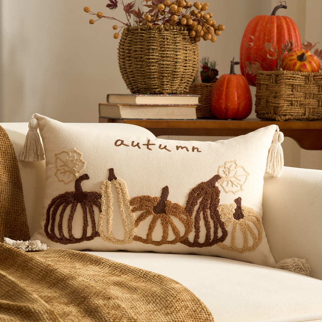 Decorative Pumpkin Throw Pillow