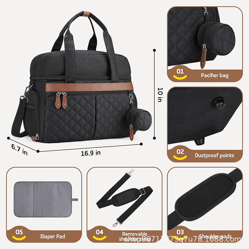 Multifunctional Nursing Bag with Insulated Interior Kalsten
